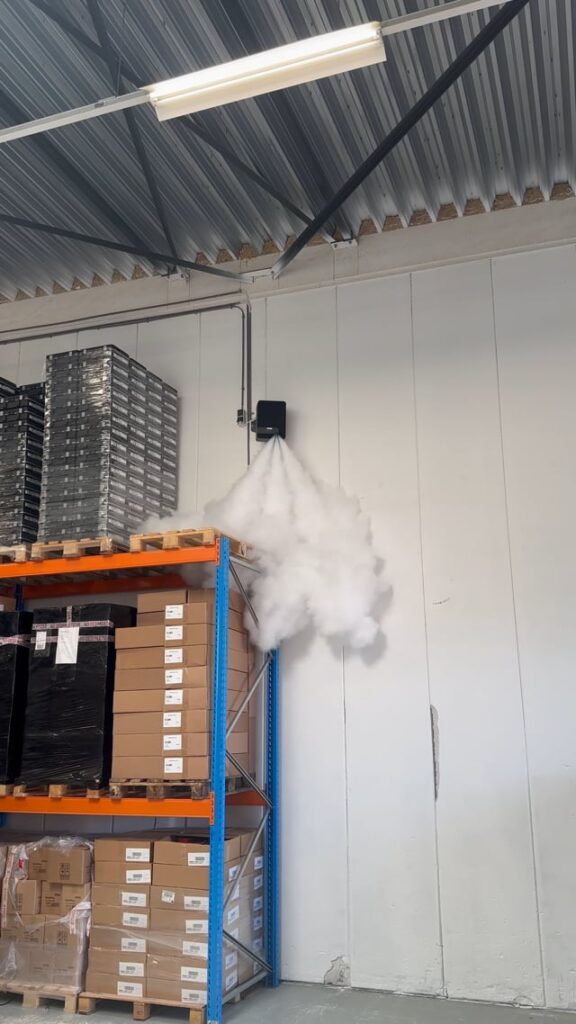 Mistgenerator voor extra inbraakbeveiliging